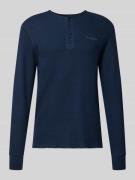 Regular fit shirt met lange mouwen van puur katoen