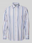 Regular fit zakelijk overhemd van katoen met kentkraag