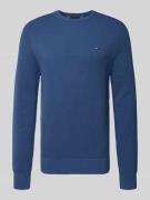 Regular fit gebreide pullover van zuiver katoen