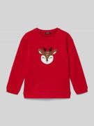 Sweatshirt met motiefprint