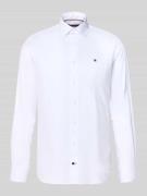 Regular fit zakelijk overhemd van puur katoen