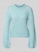 Gebreide pullover met ronde hals