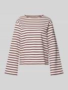 Shirt met lange mouwen en labeldetail, model 'Sutton'