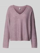 Regular fit gebreide pullover met pailletten, model 'ARIZONA'