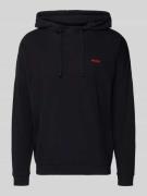 Relaxed fit hoodie van katoenmix