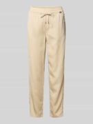 Joggingbroek van lyocell met tunnelkoord, model 'RHODOS'