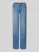 Straight fit jeans van biologische katoenmix, model 'BLUSH'
