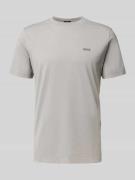 Regular fit T-shirt van katoenmix