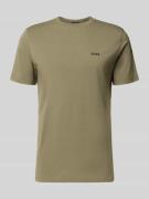 Regular fit T-shirt van katoenmix