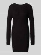 Gebreide jurk met ronde hals, model 'SIESTA'