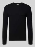 Gebreide pullover met ribboorden, model 'Irmino'