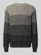 Relaxed fit gebreide pullover van puur katoen, model 'BIRK'