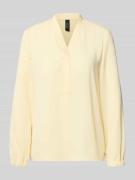 Regular fit blouse met V-hals