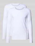 Shirt met lange mouwen met stretchgehalte