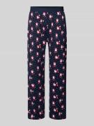 Pyjamabroek met elastische logoband