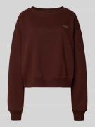 Relaxed fit sweatshirt van katoenmix