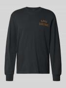 Regular fit shirt met lange mouwen en logostitching, model 'Engineer'