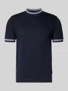 Slim fit T-shirt van puur katoen, model 'TESSLER 202'