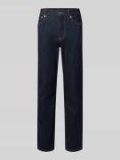 Regular fit jeans van katoenmix