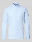 Slim fit zakelijk overhemd van katoenmix