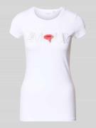 T-shirt met siersteentjes