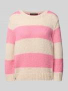 Gebreide pullover met ribboorden