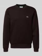 Classic fit sweatshirt van katoenmix