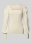 Gebreide pullover met pofmouwen, model 'DIEKA'