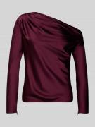 Regular fit blouse in one shoulder-look, model ''HASBRIN'