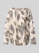 Shirt met lange mouwen van viscosemix, model 'Li44sina'