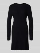 Nauwsluitende gebreide jurk van viscosemix