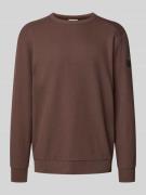 Regular fit shirt met lange mouwen van katoenmix