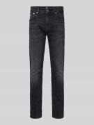 Slim fit jeans van katoenmix, model 'AUSTIN'