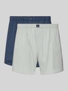 Boxershort met elastische band in een set van 2 stuks