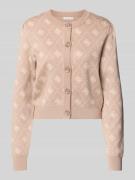 Gebreid jack met knoopsluiting, model 'SARAH'