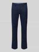 Stoffen broek met achterzakken