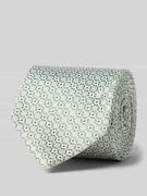 Stropdas van zijde in all-over look (7 cm)