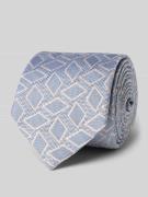 Stropdas van zijde in all-over look (7,5 cm)