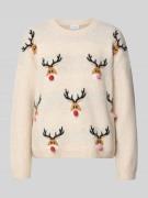 Kersttrui in gebreide look, model 'MARCIPEL'