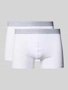 Boxershort met labeldetails in een set van 2 stuks