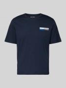 T-shirt met labelprint, model 'CORP'