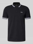 Regular fit poloshirt met labelstitching, model 'Paddy'