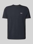 T-shirt met labelprint