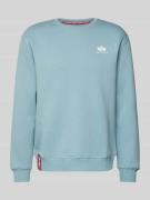 Sweatshirt met ribboorden