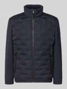 Regular fit gewatteerd jack met opstaande kraag, model 'AVIO FLEX 2.0'