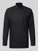 Regular fit vrijetijdsoverhemd met logostitching, model 'New'