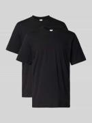 T-shirt van katoen in een set van 2