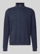 Regular fit schipperstrui van katoenmix, model 'STRUCTURE'