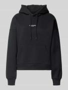 Hoodie met logo en kangoeroezak