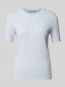 Gebreid shirt van kasjmier met ronde hals